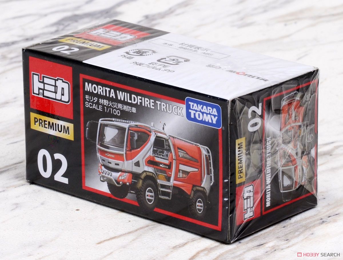 Tomica Premium No.02 Morita Wildfire Truck Package1