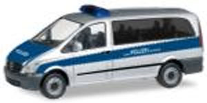 (HO) メルセデス・ベンツ Vito バス `Mecklenburg-Vorpommern Police Department` (鉄道模型)