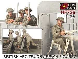 *England Army Matador Halftrack Driver (4Figures) (Plastic model)