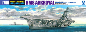 HMS Ark Royal (Final) & U18 (Plastic model)