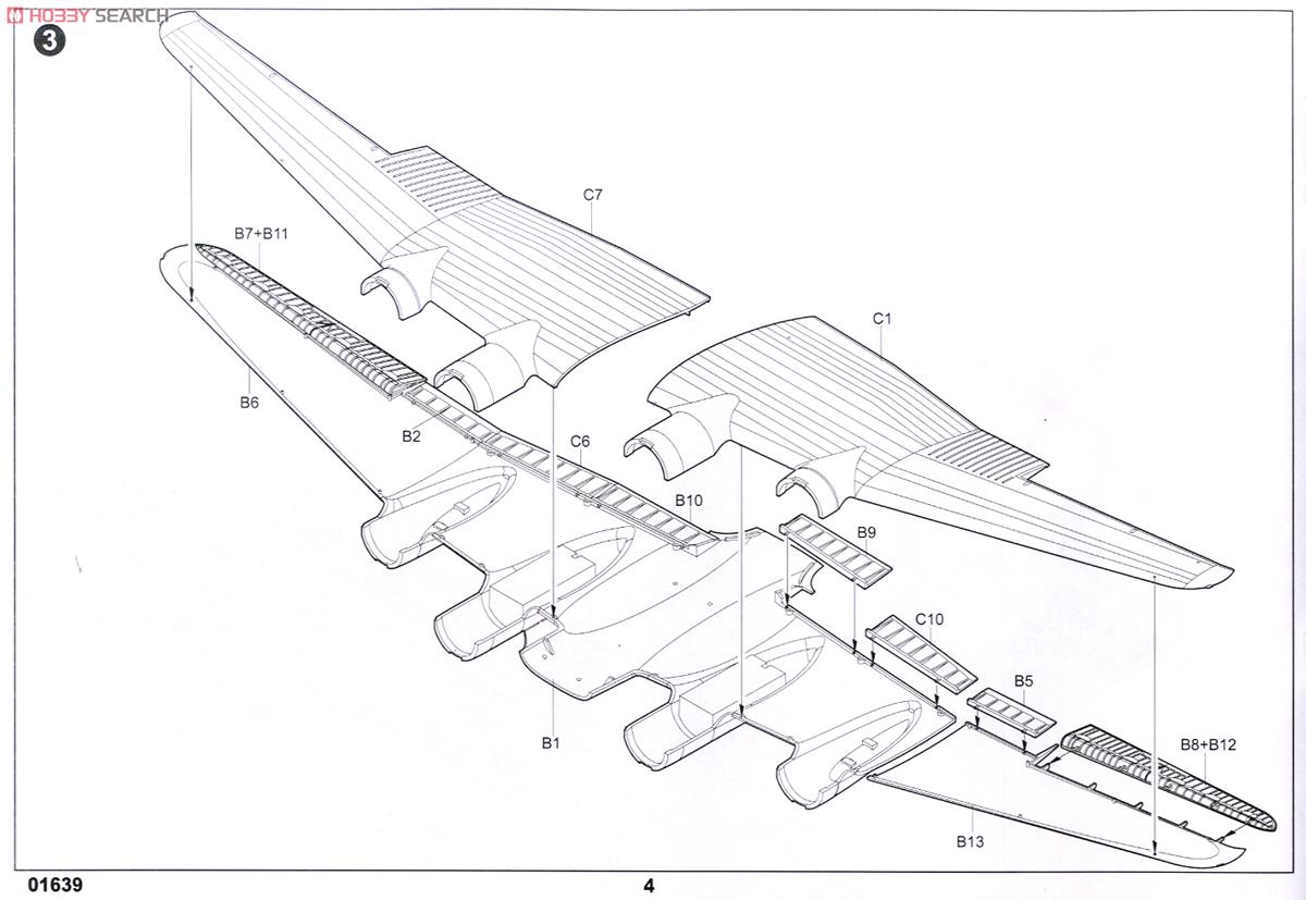 Fw 200C-8 Condor (Plastic model) Assembly guide2