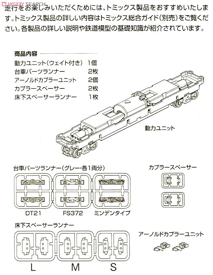 TM-08R 鉄道コレクション Nゲージ動力ユニット 20m級用A (鉄道模型) 解説1