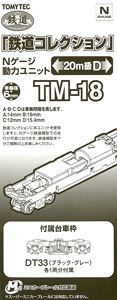 TM-18 N-Gauge Power Unit For Railway Collection, 20m Class D (Model Train)