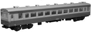 16番(HO) 国鉄 80系直流長距離用電車 サハ87 300番代改造 クハ85 100番代 未塗装プラスチックボディーキット (1両・組み立てキット) (鉄道模型)