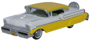 (HO) 1957 マーキュリー ターンパイク (ムーンミストイエロー/クラッシックホワイト) (鉄道模型)