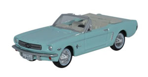 (HO) 1965 フォード マスタング コンバーチブル (トロピカルターコイズ) (鉄道模型)