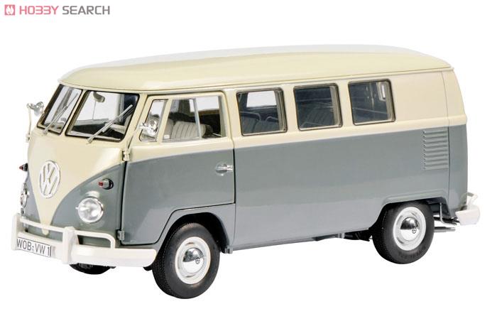 VW T1 バス パールホワイト/グレー (ミニカー) 商品画像1