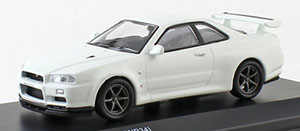 Nissan Skyline GT-R (BNR34) White (Diecast Car)