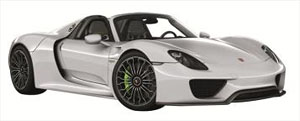 ポルシェ 918 スパイダー シルバー (ミニカー)