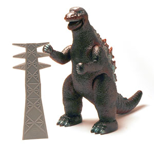 Godzilla 450 & Big Steel Tower Set Showa 2015 Ver. (Completed)