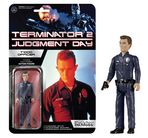 ReAction - 3.75 Inch Action Figure: Terminator 2: Judgment Day / Series 1 - T-1000 (Officer Version) (Completed)