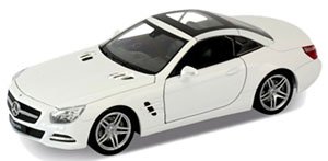 メルセデスベンツ SL500 2012 (ハードトップ) ホワイト (ミニカー)