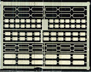 新型国電用 パーツセット B (側面行き先表示器・側サボ・急行受け等) (鉄道模型)
