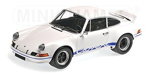 ポルシェ 911 カレラ RSR 2.7 1972 ホワイト/ブルー (ミニカー)