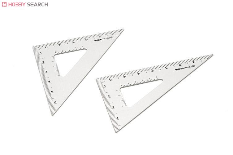 HGアルミ三角定規 (2枚セット) (工具) 商品画像1