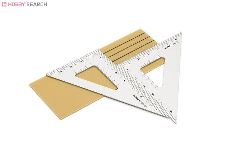 HGアルミ三角定規 (2枚セット) (工具) その他の画像1