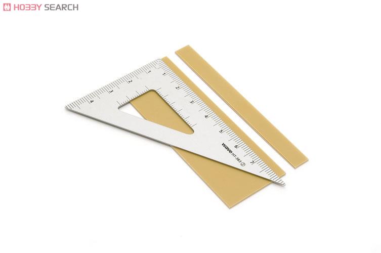 HGアルミ三角定規 (2枚セット) (工具) その他の画像2