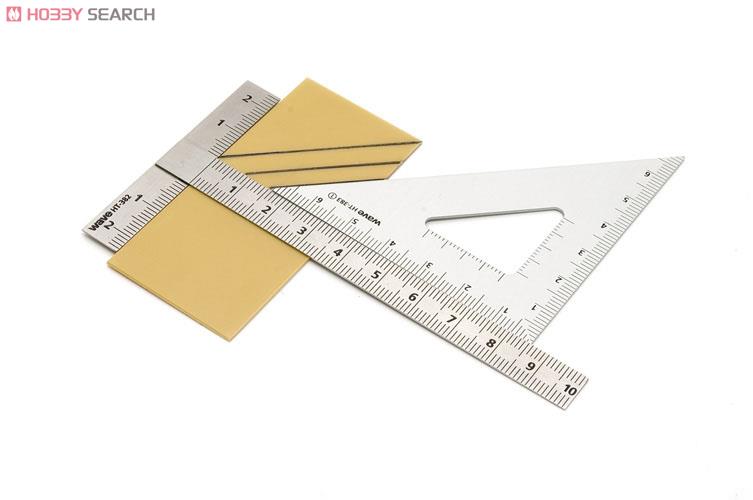 HGアルミ三角定規 (2枚セット) (工具) その他の画像3