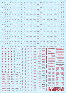 1/144 RB01 Caution Decal Red & Gray (Material)