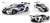 LEXUS LFA Code X Nurburgring 24-hour Race 2014 No.53 WHITE (ミニカー) 商品画像1