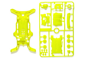 AR蛍光カラーシャーシセット (イエロー) (ミニ四駆)