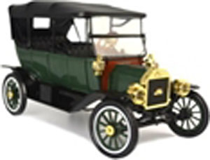 フォード モデルT ツーリング ソフトトップ 1915 ブリュースターグリーン (ミニカー)
