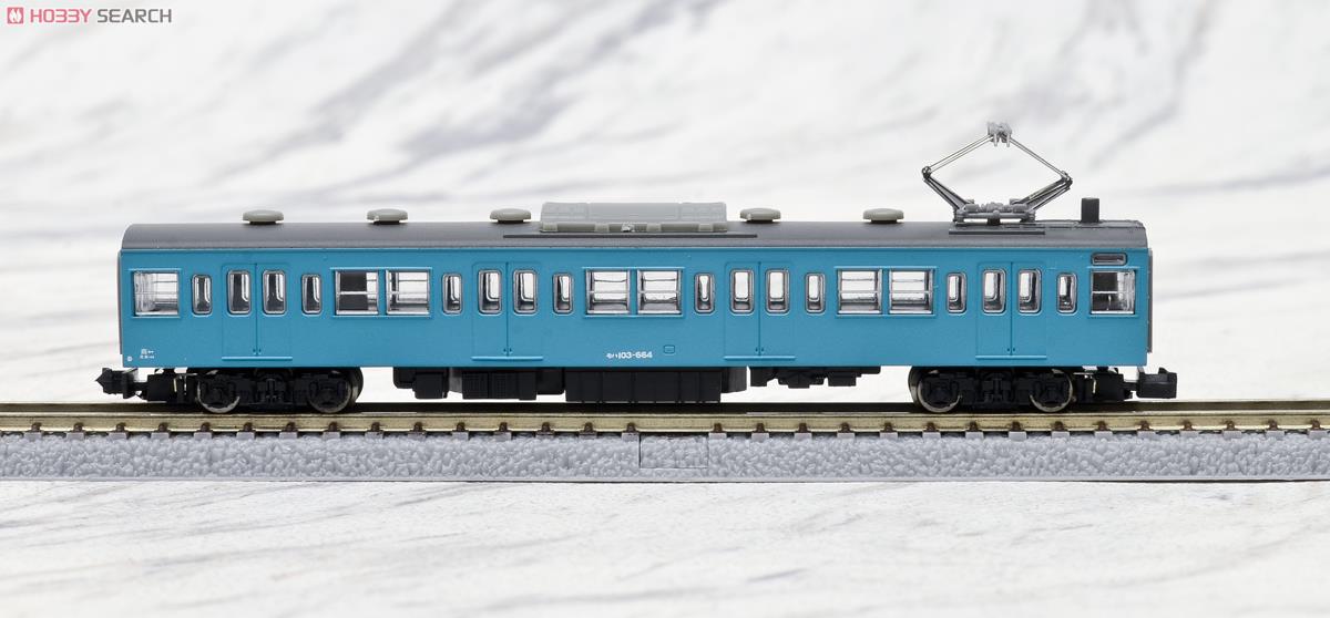 (Z) 国鉄103系 スカイブルー 京浜東北線タイプ 4両基本セット (基本・4両セット) (鉄道模型) 商品画像5
