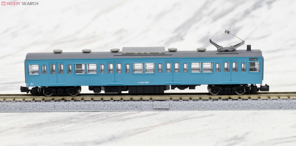 (Z) 国鉄103系 スカイブルー 京浜東北線タイプ 3両増結セット (増結・3両セット) (鉄道模型) 商品画像1