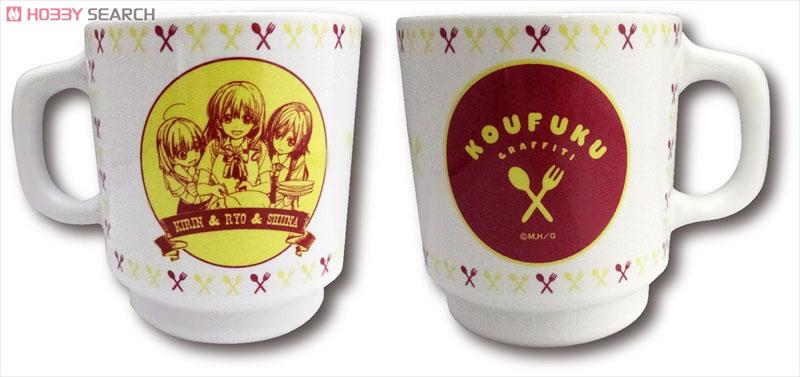 Gourmet Girl Graffiti Vintage Stacking Mug (Anime Toy) Item picture1