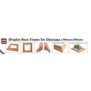 Display Base Frame for Diorama 30cm x 2 pieces set (Base 341mm, Height 25mm) (Plastic model)