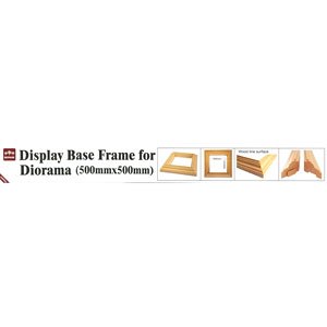Display Base Frame for Diorama 50cm x 2 pieces set (Base 541mm, Height 25mm) (Plastic model)