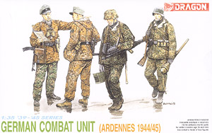 WW.II ドイツ武装親衛隊 冬季装備 アルデンヌ 1944/45 (フィギュア4体セット)