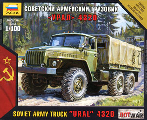 Ural 4320 Russia 6x6 Truck (Plastic model)
