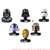 Star Wars Helmet Replica Collection Vol.1 6 pieces (Shokugan) Item picture1