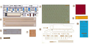 室内再現シート TOMIX 近鉄「しまかぜ」対応 室内シート (6輛(1編成)分) (鉄道模型)
