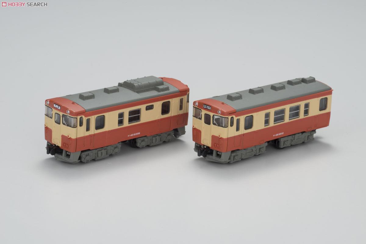 Bトレインショーティー キハ40形+キハ48形 (2色塗装) (2両セット) (鉄道模型) 商品画像1