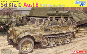 WW.II ドイツ軍 Sd.Kfz.10 Ausf.B 1tハーフトラックB型 1942年生産型 (プラモデル)