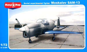 Soviet Experimental Fighter Moskalev SAM-13 (Plastic model)
