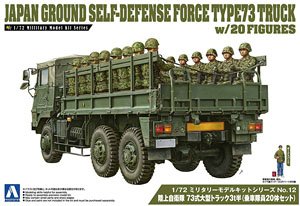 JGSDF 73 Type Large Truck 3t Half (20 Figures Set) (Plastic model)
