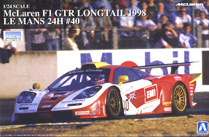 マクラーレン F1 GTR ロングテイル 1998 ルマン24時間 #40 (プラモデル)