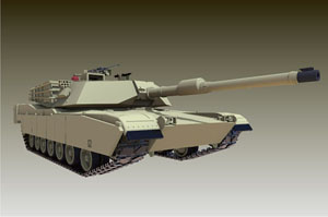 1/72 R/C VS Tank Abrams (Desert A) (RC Model)