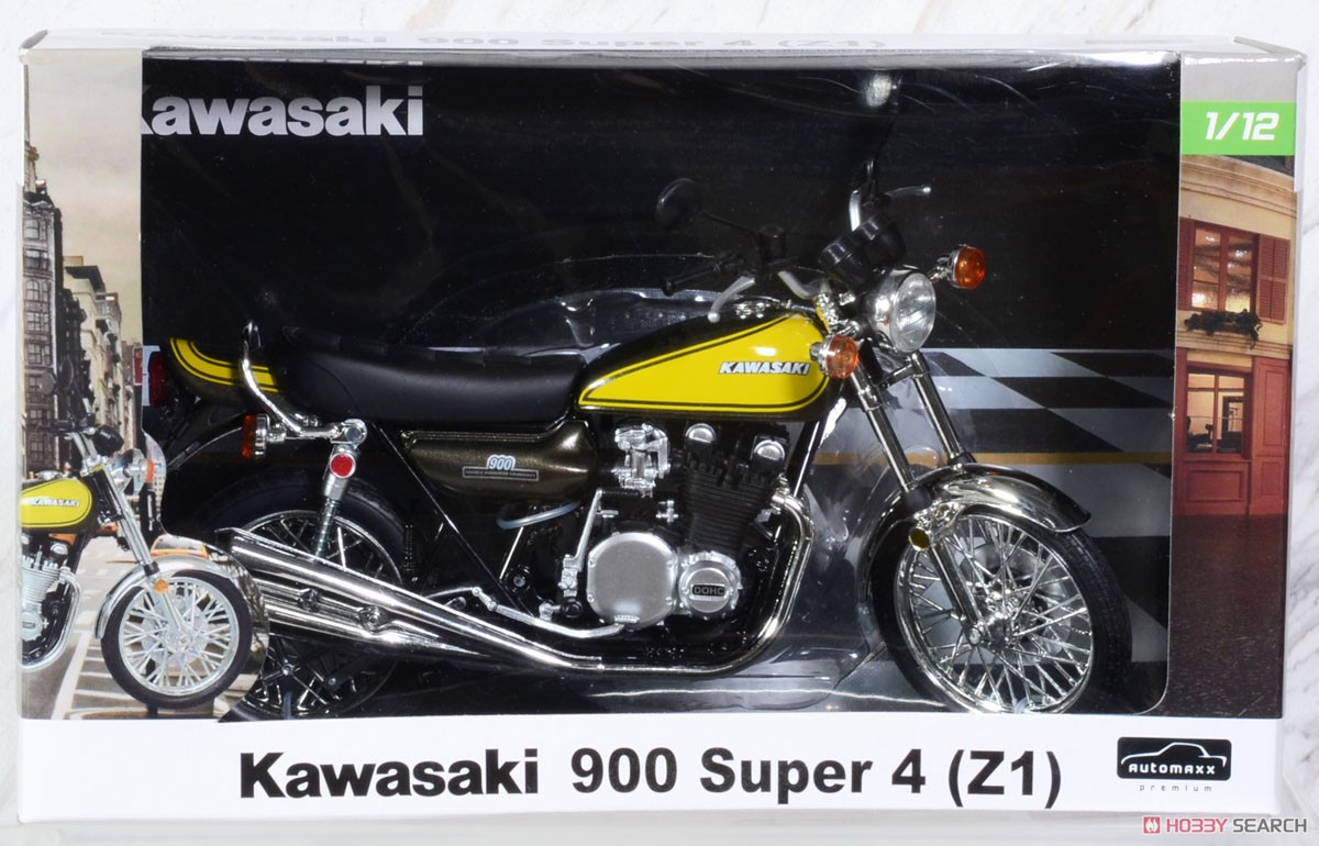 Kawasaki 900Super4 (Z1) イエローボール (ミニカー) パッケージ1