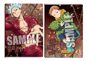 [The Seven Deadly Sins] Clear File Storage Folder [Ban & King] (Anime Toy)
