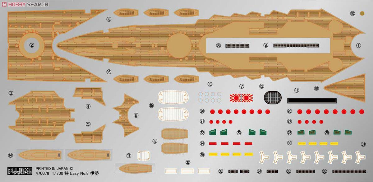 日本海軍航空戦艦 伊勢 (プラモデル) 商品画像1