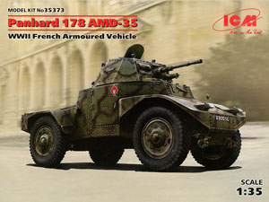 France Panhard AMD35 (178) Armored Car (Plastic model)