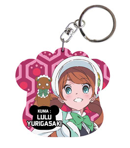Yurikuma Arashi Bear Head Type Acrylic Key Ring Yurigasaki Lulu (Anime Toy)