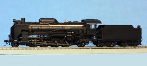 16番(HO) D51形 蒸気機関車 標準型 (デフレクター点検口有り) (カンタムサウンドシステム搭載) (鉄道模型)