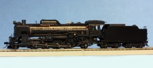 1/80(HO) Steam Locomotive Type D51 Standard Type (Hokkaido Short Deflectors & Opened Cab) (with Quantum Sound System) (Model Train)