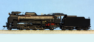 1/80(HO) Steam Locomotive Type D51 Standard Type (with Nagano System Smoke Controler) (Chuo West Line Style) (with Quantum Sound System) (Model Train)