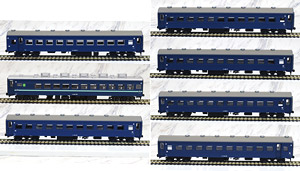 1/80(HO) Express `Niseko` Oldtimer Coach Seven Car Set (Basic 7-Car Set) (Model Train)